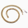 60cm x11mm Cubaanse Ketting Heren Roestvrij Stalen Goud Kleur