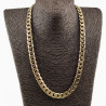 60cm x11mm Cubaanse Ketting Heren Roestvrij Stalen Goud Kleur