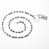 Halsketting Dames Oneindigheids Ketting Stalen Infinity Schakelketting