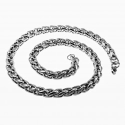60cm 10mm Visgraat Ketting Heren Roestvrij Staal Dikke Schakelketting