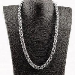 60cm 10mm Visgraat Ketting Heren Roestvrij Staal Dikke Schakelketting