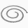 60cm x 7,5mm Cubaanse Ketting Unisex - RVS - Schakelketting Dames - Heren