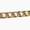 20cm x11mm Cubaanse Armband Heren - Roestvrij Stalen Goud Kleur
