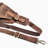 Hunters Crossbodytas Unisex Bruin Buffelleer - Schoudertas -  Slingbag