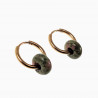 ∅16mm Oorringen met Unakiet Donut Hangers Verguld RVS Dames
