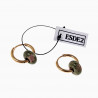 ∅16mm Oorringen met Unakiet Donut Hangers Verguld RVS Dames