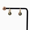 ∅16mm Oorringen met Unakiet Donut Hangers Verguld RVS Dames