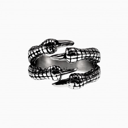 Ring Heren - Adelaarsklauwen Design - Roestvrij Staal