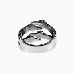 Ring Heren - Adelaarsklauwen Design - Roestvrij Staal