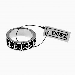 Ring Heren - Roestvrij Staal - Matrozenring - Ring met Ankers