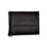 Portemonnee Heren - Wallet Pasjeshouder - RFID Anti-Skim - Compact - Zwarte Leer - Portemonnee met Geldclip