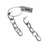 Lange Oorbellen van Ovale Schakelsketting met Details Dames RVS