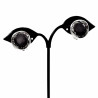 18mm Ronde Oorclips met Strass Atancriet Cabochon Clip-on Oorbellen