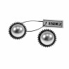 Dames Clip-on Oorbellen met Parel Zirkonia's Gold Plating Zilver Kleur