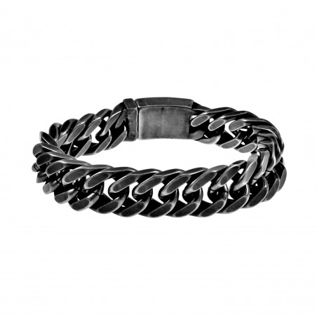 Barbada Armband Heren Verouderd RVS Vintage  Schakelarmband