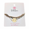 Driedubbele Armband Dames - Dottilove 14K Goud Plated RVS Verstelbaar