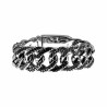 XXL Armband Heren - RVS - Gourmet Schakelsarmband met Slangenpatroon