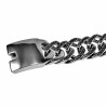 XXL Armband Heren - Roestvrij Staal - Brede Gourmet Schakelsarmband met Slangenpatroon