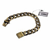 20 cm x 13mm Armband Heren - Brons PVD-Coating Roestvrij Staal - Gourmet-Schakelsarmband