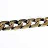 20 cm x 13mm Armband Heren - Brons PVD-Coating Roestvrij Staal - Gourmet-Schakelsarmband