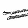 22cm x 6,5mm Jaseron Armband Heren - RVS - Ronde Schakelarmband