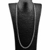 80cm x 6mm Ketting Unisex - Roestvrij Staal - Cubaanse Schakelketting