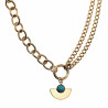 Verguld RVS Ketting van Cubaanse Ketting - Ovale Schakelketting Hanger