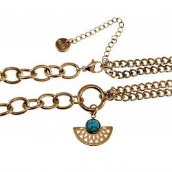 Verguld RVS Ketting van Cubaanse Ketting - Ovale Schakelketting Hanger