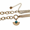 Verguld RVS Ketting van Cubaanse Ketting - Ovale Schakelketting Hanger