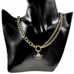 Verguld RVS Ketting van Cubaanse Ketting - Ovale Schakelketting Hanger