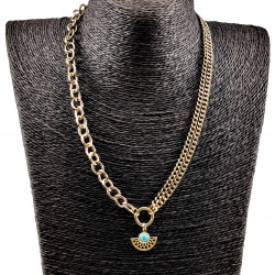 Verguld RVS Ketting van Cubaanse Ketting - Ovale Schakelketting Hanger