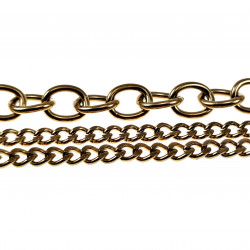 Verguld RVS Ketting van Cubaanse Ketting - Ovale Schakelketting Hanger