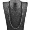 67cm x 7mm Ketting Heren - Verouderd RVS - Ronde Schakelsketting