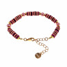 Roze Polymeerklei Kralen Armband Dames - Verguld RVS - Verstelbaar