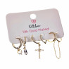 Oorringen Set - 6 stuks - Dames Oorbellen - Gold Plated - Dottilove Sieraden