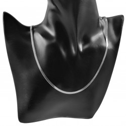 50cm x 3mm Platte Slangenketting - Roestvrij Stalen - Ketting Unisex