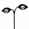 Hart Clip-on Oorbellen met Zirkonia Dames - Gold Plating Zilver Kleur