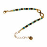 Polymeerklei Armband met Oneindigheids Hanger Verguld RVS Verstelbaar