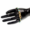 Polymeerklei Armband met Oneindigheids Hanger Verguld RVS Verstelbaar