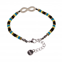 Polymeerklei Armband met Oneindigheids Hanger RVS Verstelbaar