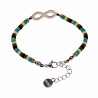 Polymeerklei Armband met Oneindigheids Hanger RVS Verstelbaar