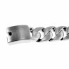 Armband Heren - Licht Mat Gepolijst RVS - Gourmet Schakelsarmband - Brede Armband