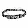 Armband Heren Gepolijst RVS Visgraat Schakelsarmband - Egyptisch Kruis