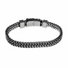 Armband Heren Gepolijst RVS Visgraat Schakelsarmband - Egyptisch Kruis