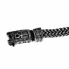Armband Heren Gepolijst RVS Visgraat Schakelsarmband - Egyptisch Kruis