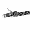 Armband Heren Gepolijst RVS Visgraat Schakelsarmband - Egyptisch Kruis