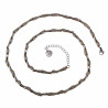 55cm x 4mm Ketting Heren - RVS Goudkleur-Zilverkleur - Verstelbaar Ketting