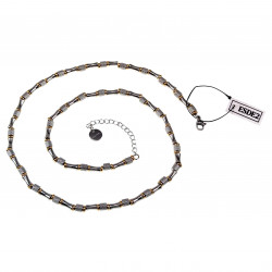 55cm x 4mm Ketting Heren - RVS Goudkleur-Zilverkleur - Verstelbaar Ketting