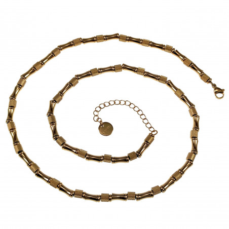 55cm x 4mm Ketting Heren - Verguld Roestvrij Staal Verstelbaar Ketting