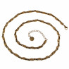 55cm x 4mm Ketting Heren - Verguld Roestvrij Staal Verstelbaar Ketting